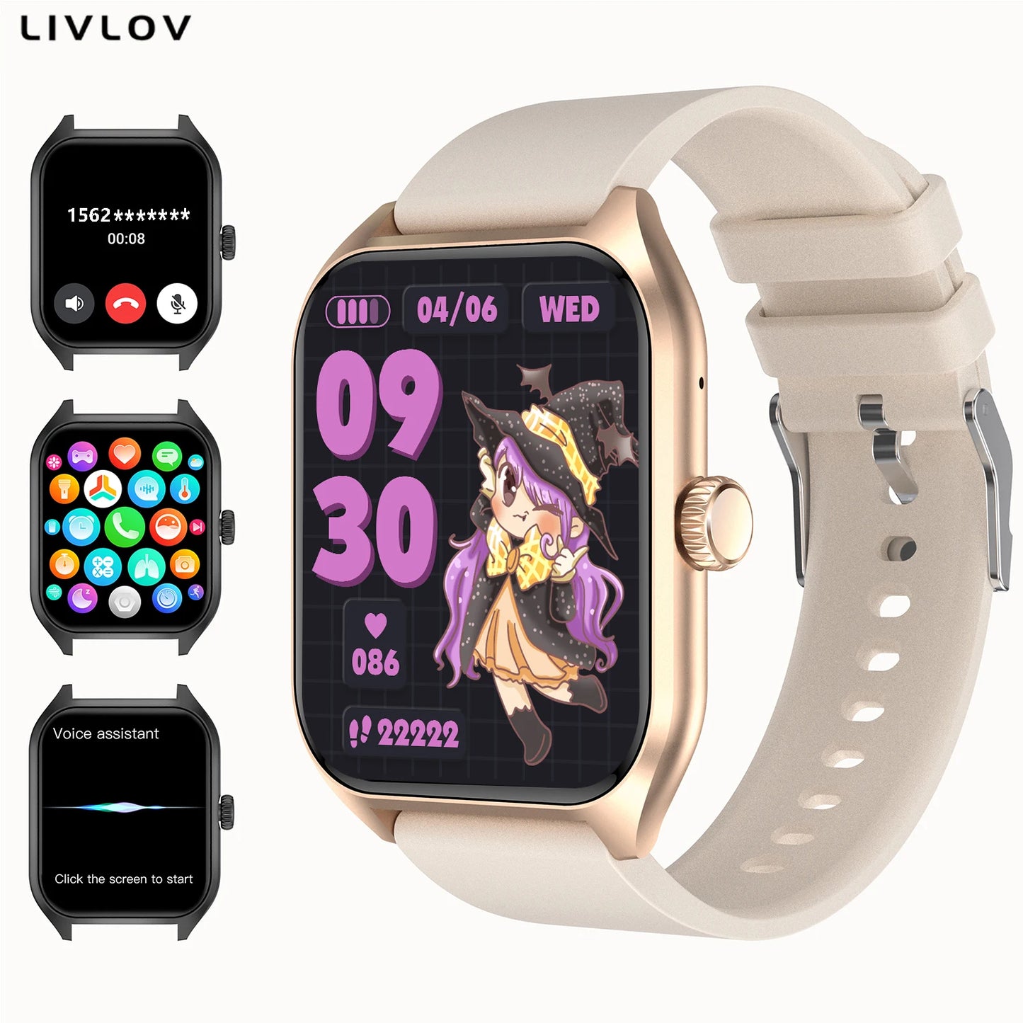 ⌚ AI Smartwatch with HD Display – Style Meets Intelligence 🤖🔥