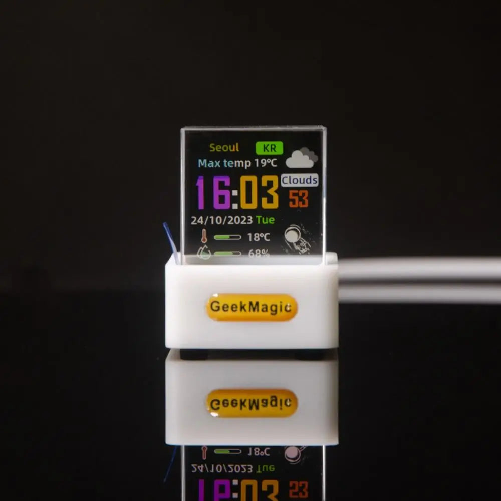 Smart WiFi Weather Station – Digital Alarm Clock & Temperature Display